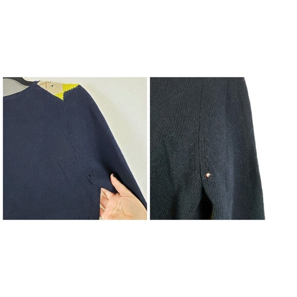 J. Crew Argyle Sweater Lot Womens M Dark Academia Y2K Preppy Old Money - Picture 5 of 12